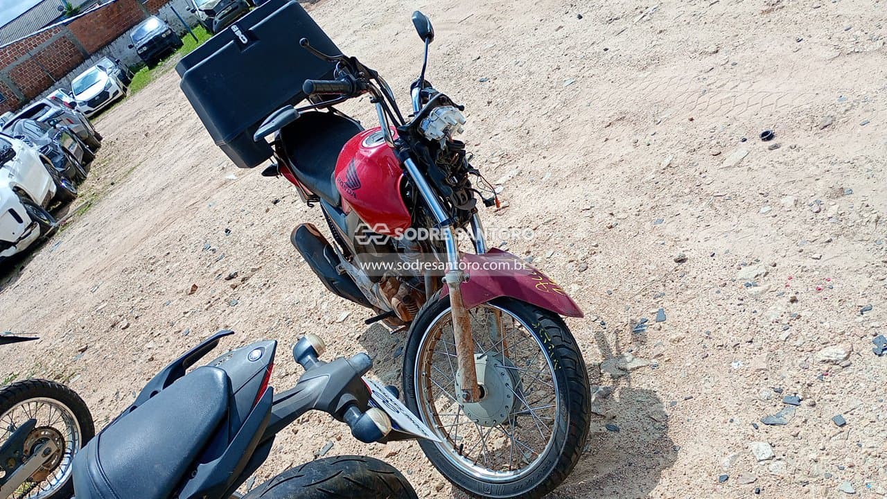 Honda Cg 160 Start 2021, vermelha