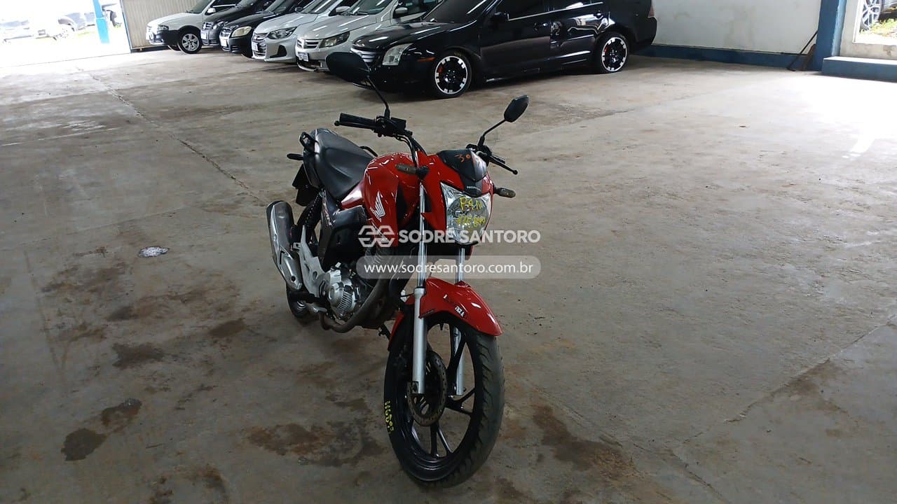 Honda Cg 160 Fan 2020, vermelha