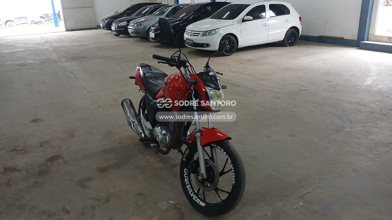 Honda Cg 160 Fan 2021, vermelha