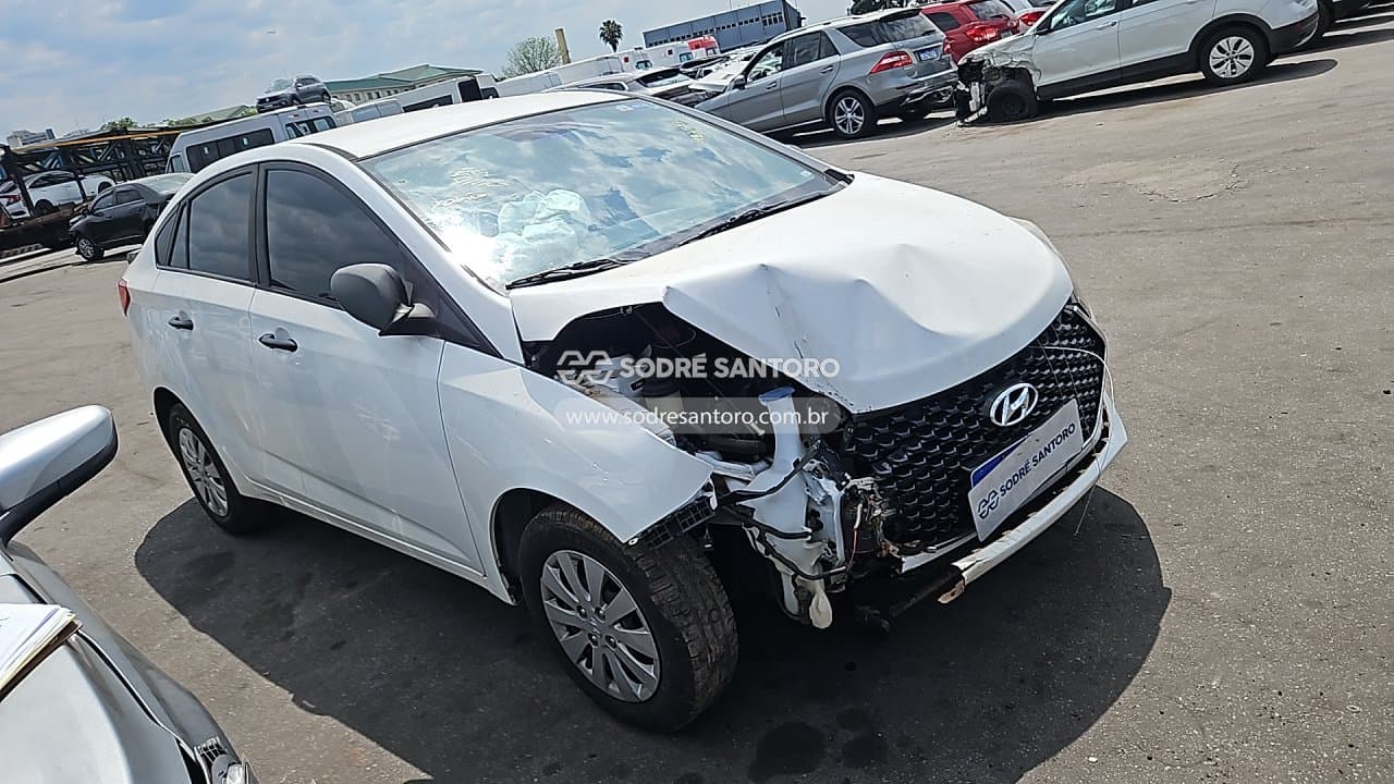Hyundai Hb20s 1.0m Uniq 2019, branca