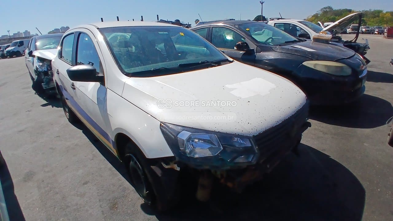 Volkswagen Voyage 1.6l Mb5 2019, branca