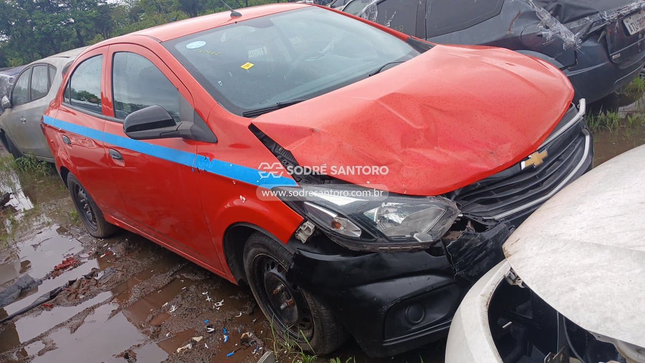 Chevrolet Prisma 1.4mt Lt 2018, laranja