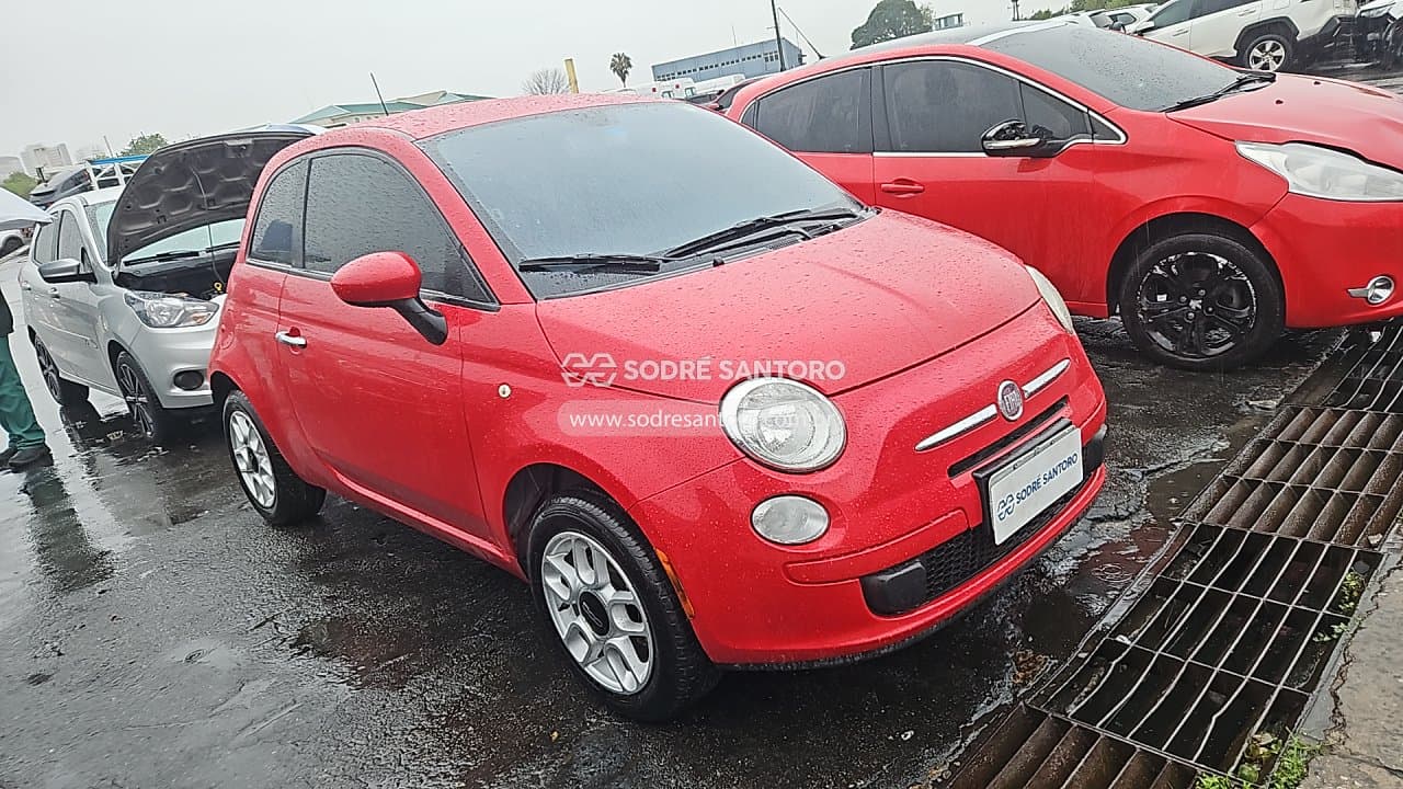 Fiat 500 Cult 2012, vermelha