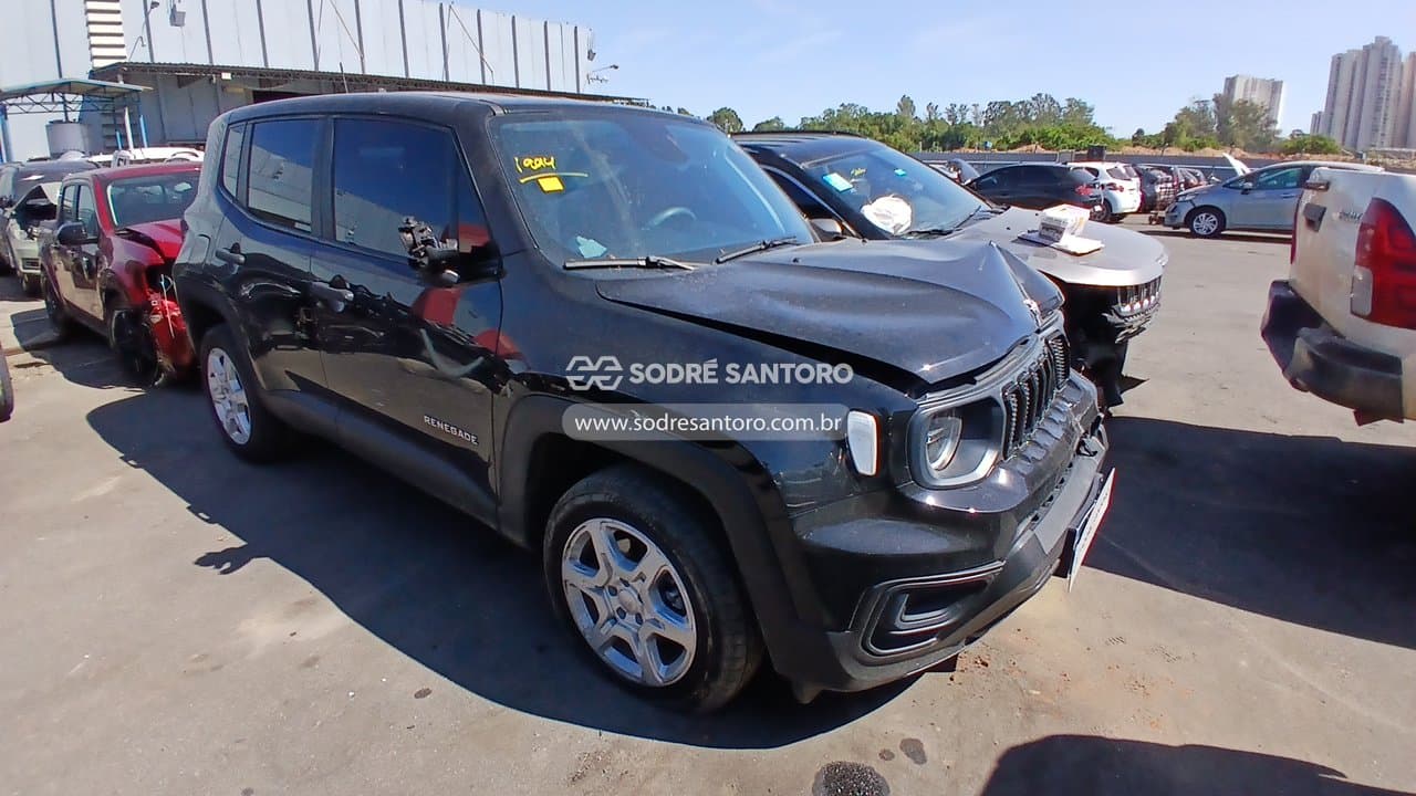 Jeep Renegade 1.3 Turbo 2025, preta