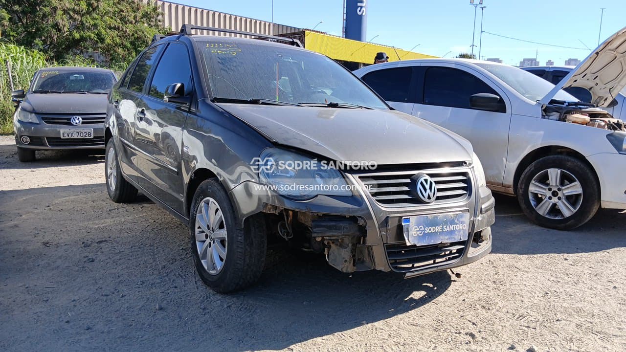 Volkswagen Polo Sedan 1.6 Comfor 2009, cinza