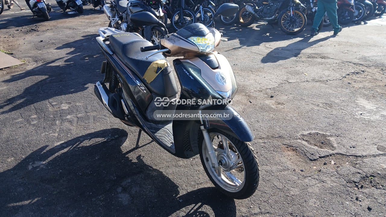 Honda Sh 150i Dlx 2019, preta