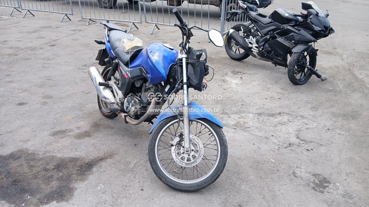 Honda Cg 150 Fan Esdi 2014, azul