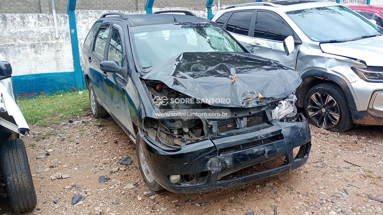 Fiat Palio Week Elx Flex 2007, preta