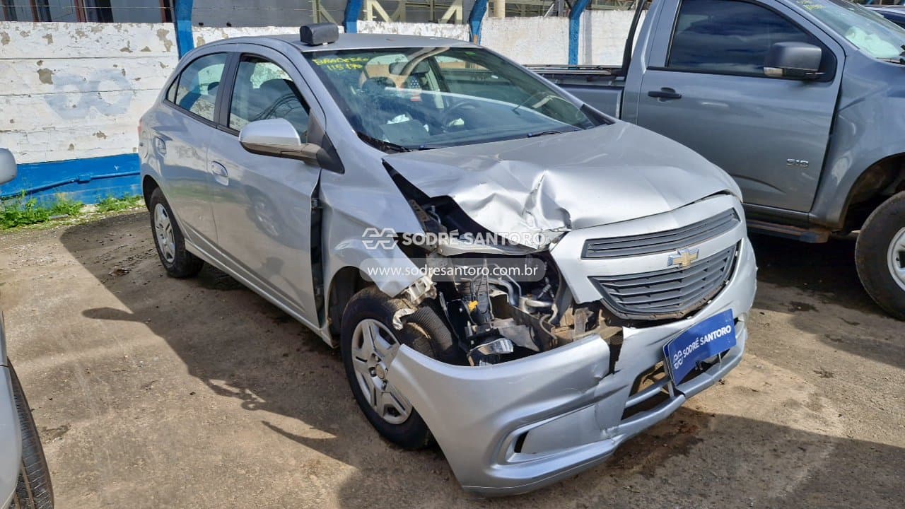 Chevrolet Onix 1.0mt Ls 2016, prata