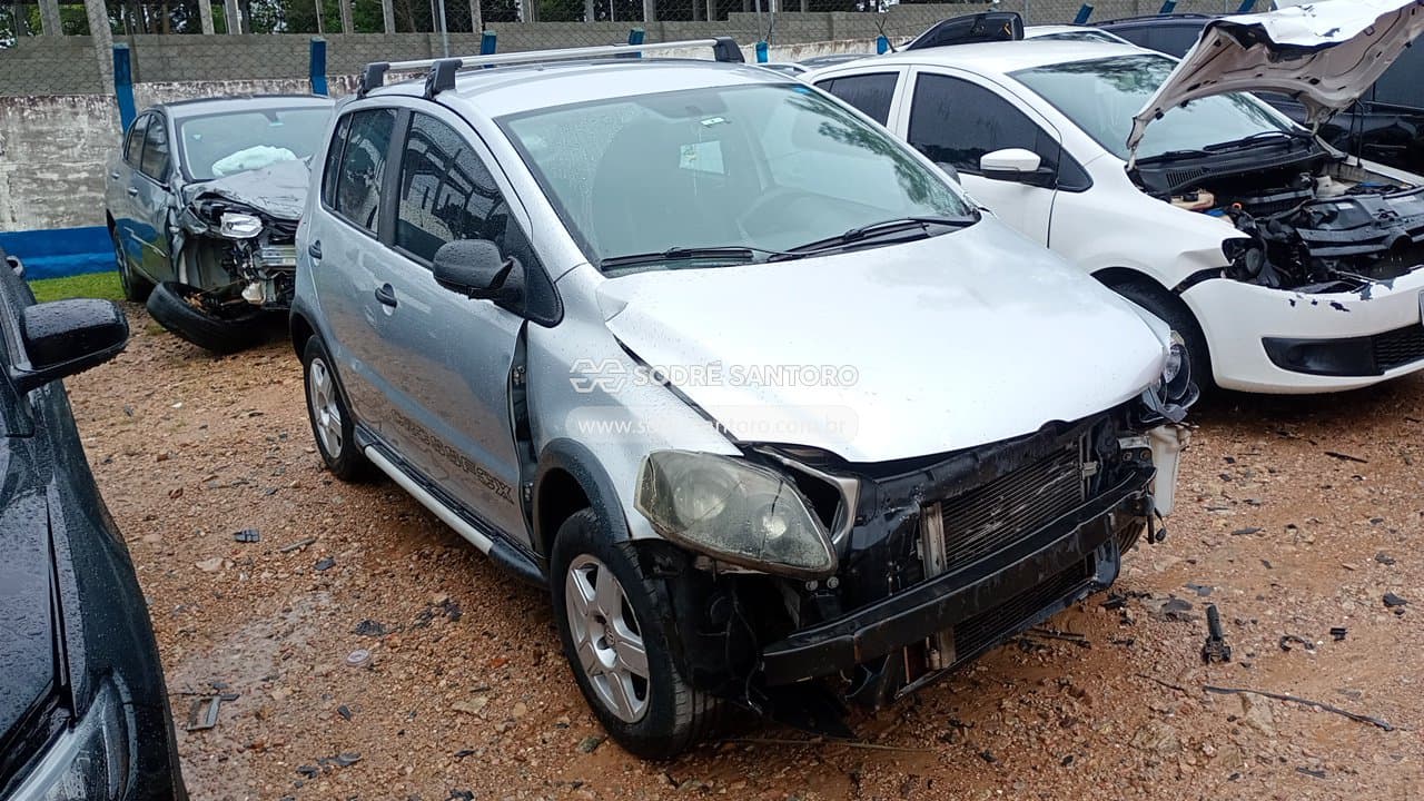 Volkswagen Crossfox 2009, prata