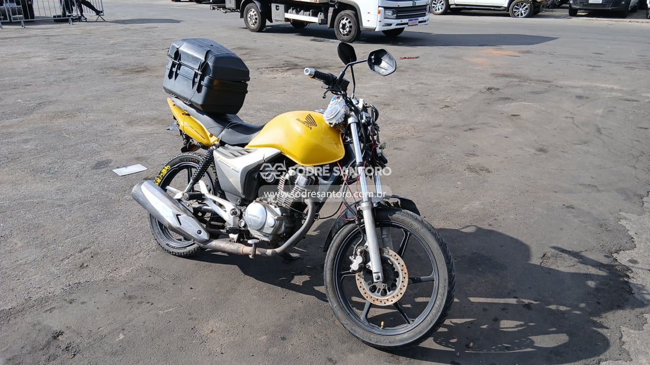Honda Cg 150 Titan Esd 2013, amarela