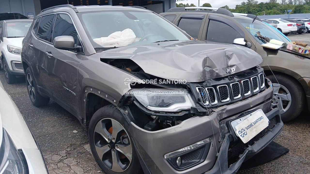 Jeep Compass Longitude F 2017, cinza