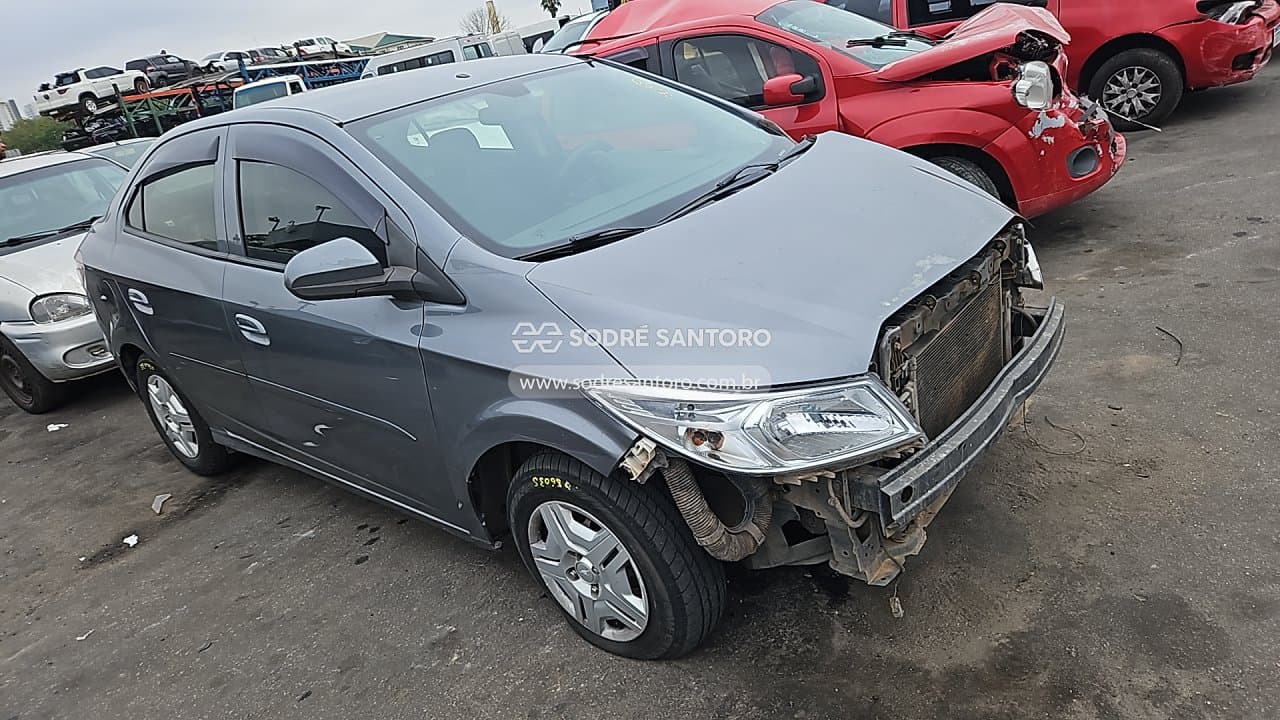 Chevrolet Prisma 10mt Joye 2017, cinza