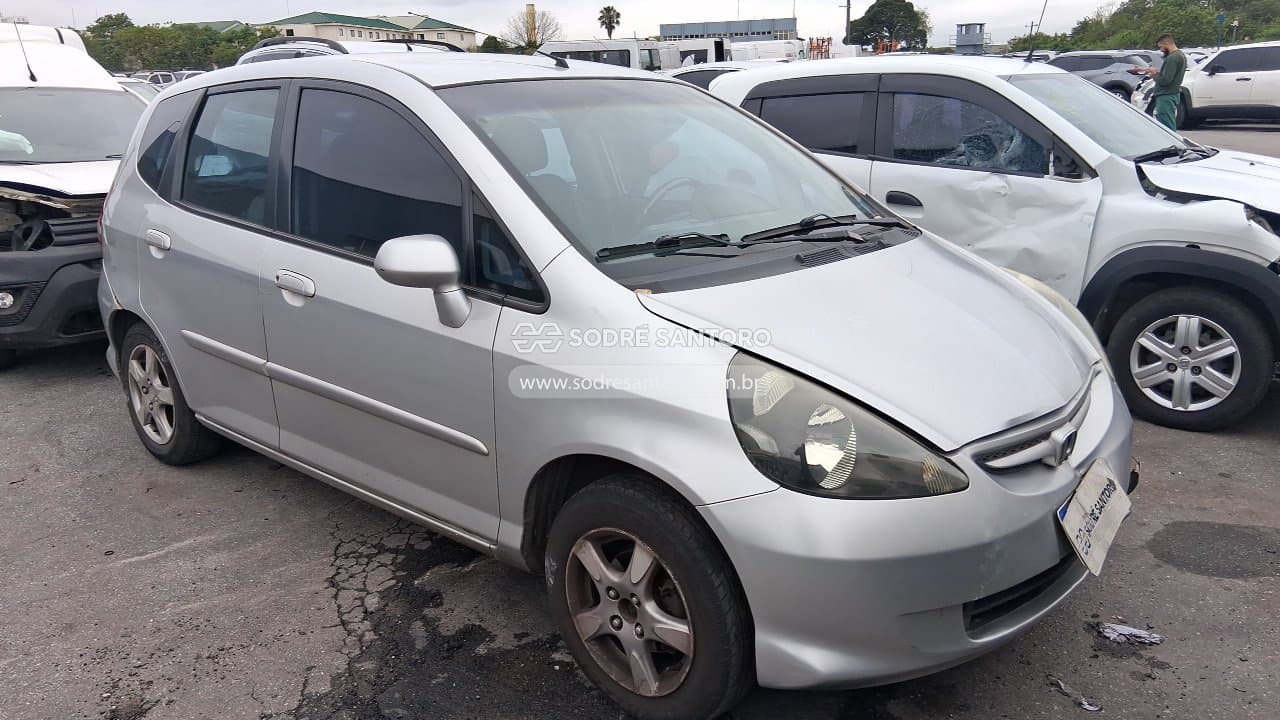 Honda Fit Lx 2007, prata