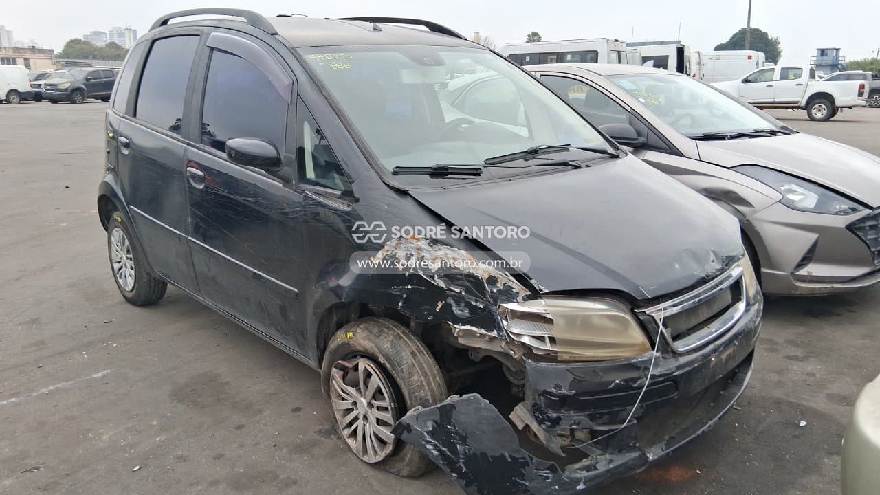 Fiat Idea Elx Flex 2007, preta