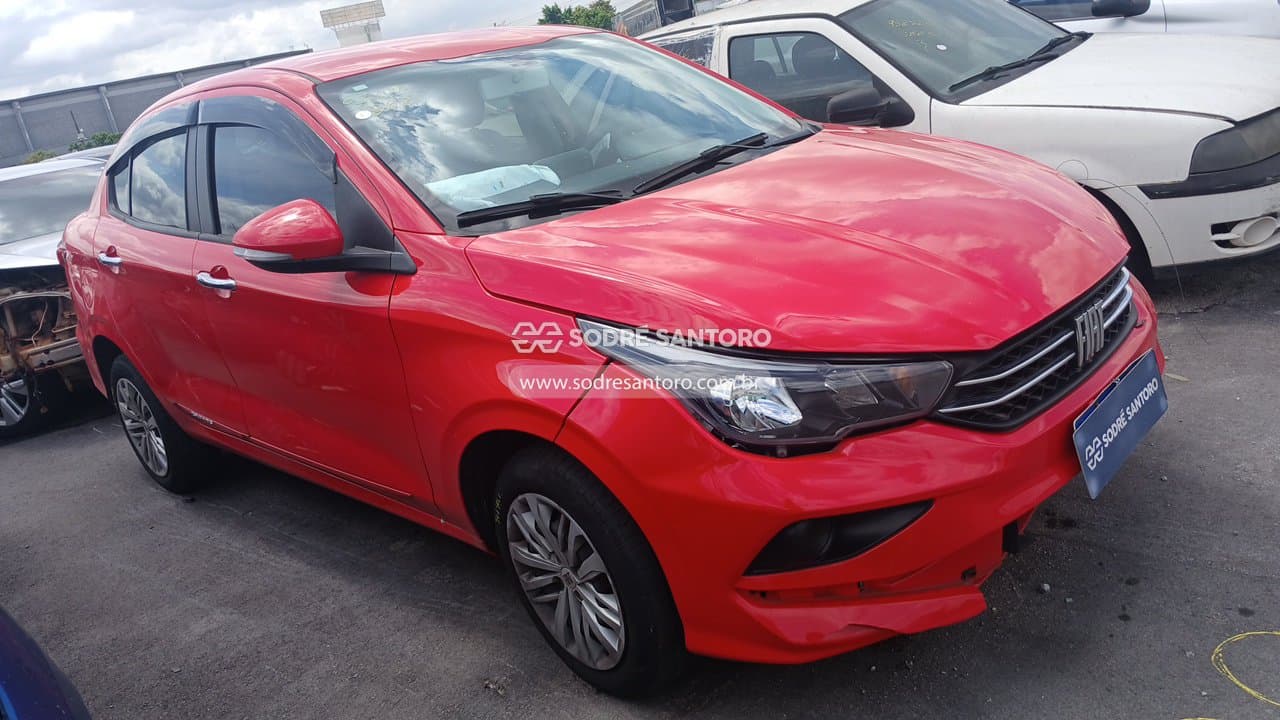 Fiat Cronos Drive1.3at 2025, vermelha