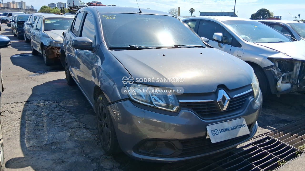 Renault Logan Expr 16 M 2014, cinza