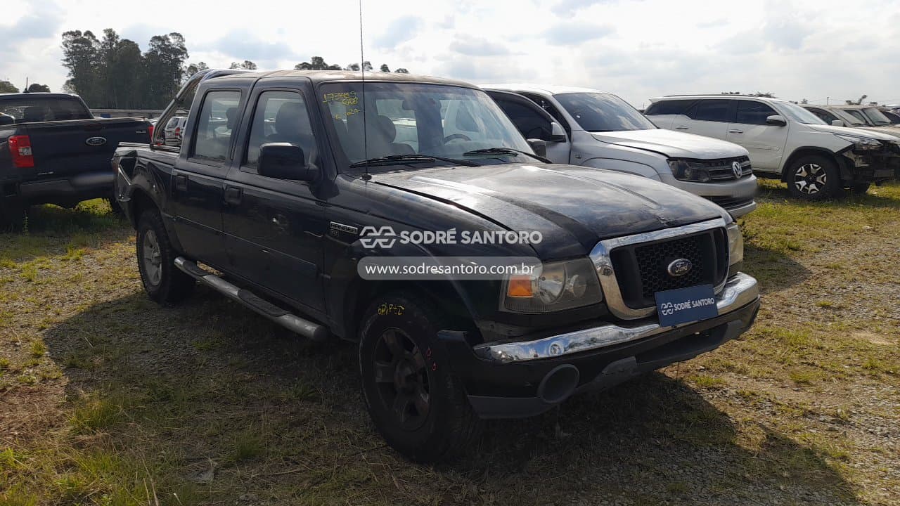 Ford Ranger Xlt 12a 2007, preta