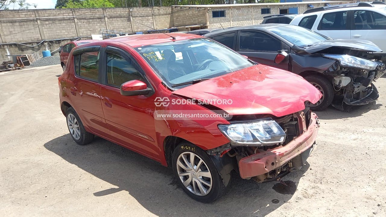 Renault Sandero Expr 16 2016, vermelha