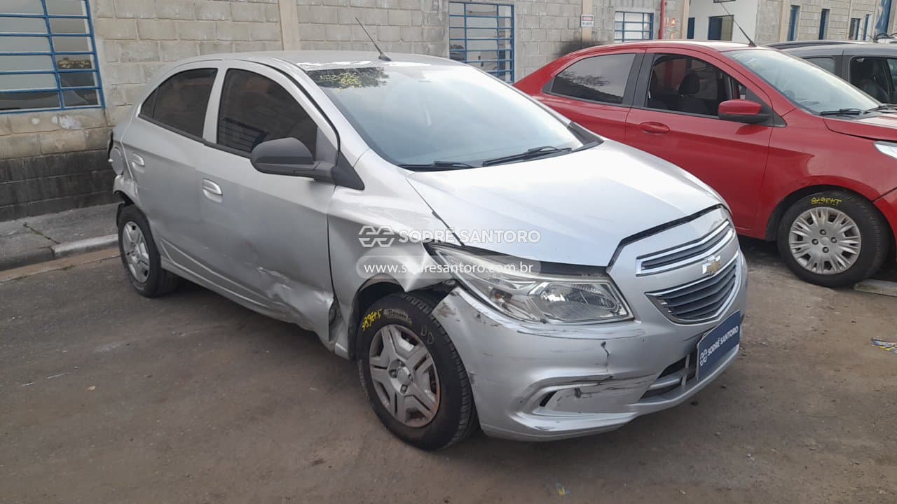 Chevrolet Onix 1.0mt Lt 2016, prata