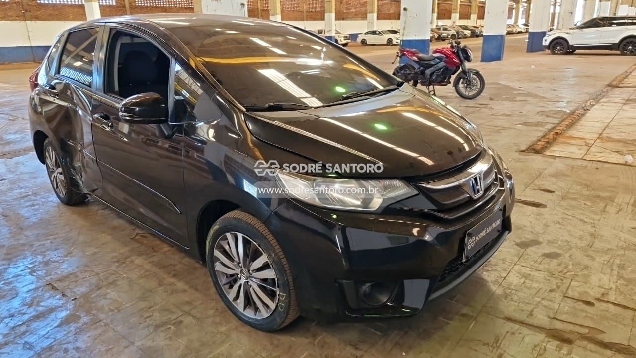 Honda Fit Ex Cvt 2016, preta