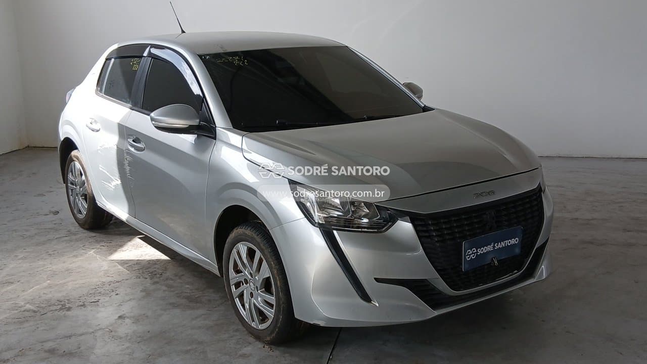 Peugeot 208 Like Pk Mt 2022, cinza