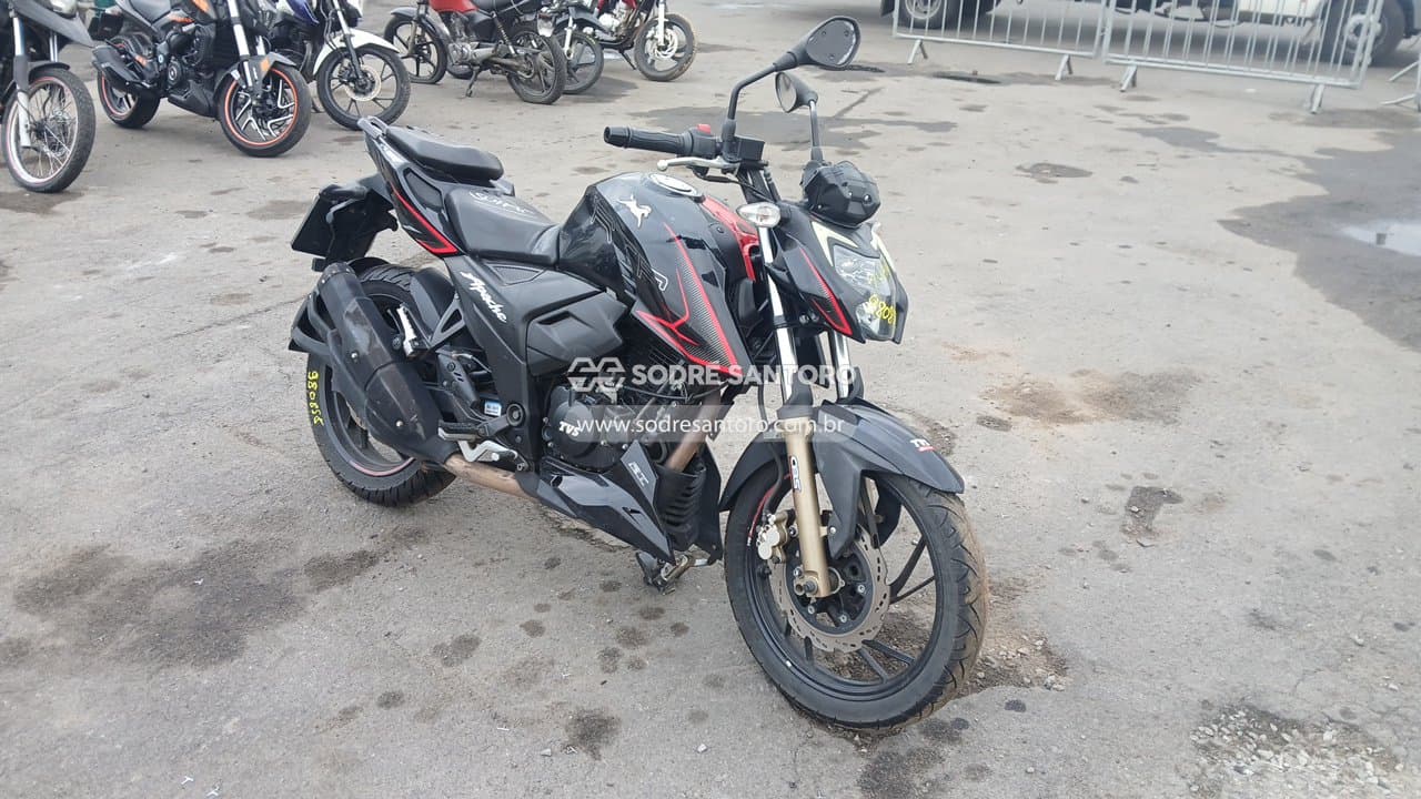 Dafra Apache 200 2024, preta