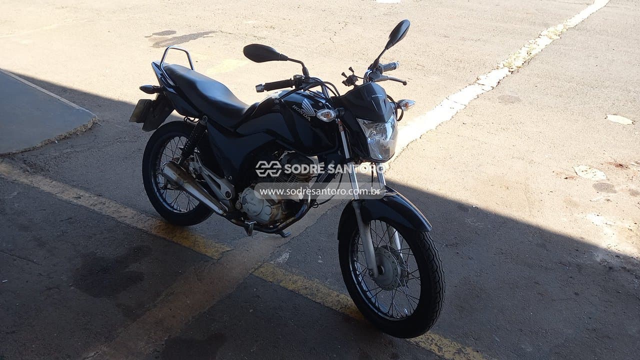 Honda Cg150 Start 2015, preta
