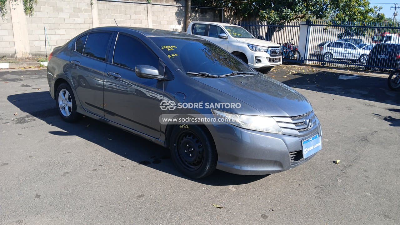 Honda City Lx Flex 2012, cinza