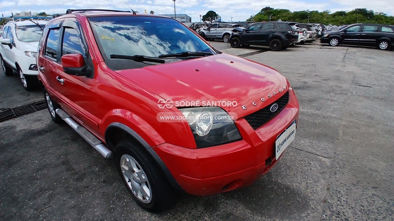 Ford Ecosport Xlt 2004, vermelha